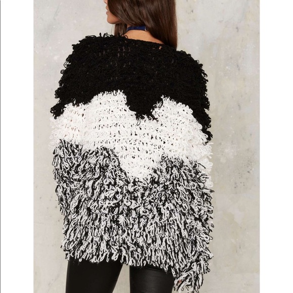 A10 looping you in shag cardigan - Picture 3 of 5